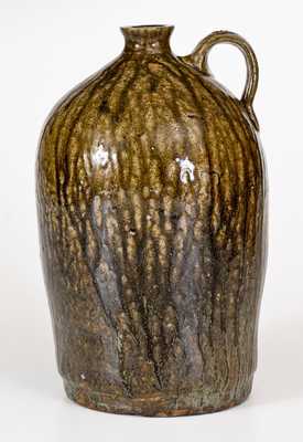 Rare CA (Charles Avera, Crawford County, GA) Stoneware Jug circa 1855