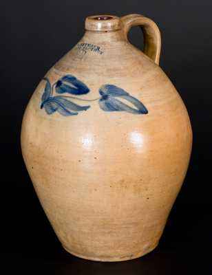 I SEYMOUR / TROY FACTORY Stoneware Jug with Floral Decoration