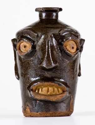 Miles Mill, Edgefield, SC Stoneware Face Jug