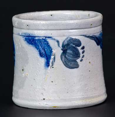 Exceptional Miniature JOHN BELL / WAYNESBORO Decorated Stoneware Jar Dated 1867