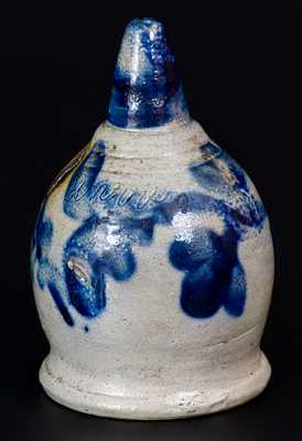 Very Rare Philadelphia Stoneware Bank Inscribed