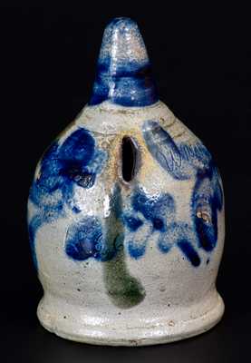 Very Rare Philadelphia Stoneware Bank Inscribed 