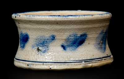 Rare Miniature Stoneware Spittoon Inscribed 