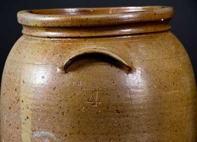 4 Gal. E. J. MILLER / ALEXA. (Alexandria, VA) Stoneware Jar