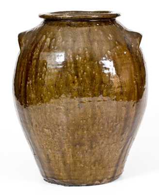 North Carolina Stoneware Jar with Alkaline Glaze