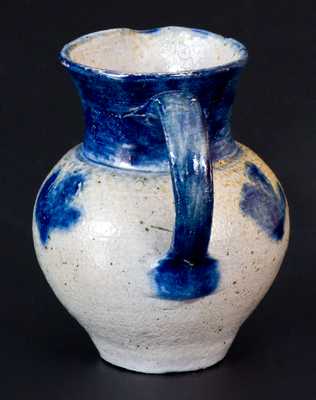 Rare Miniature Stoneware Presentation Pitcher attrib. Beaver County, PA, 