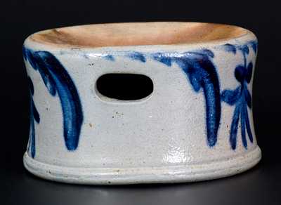 Stoneware Spittoon w/ Elaborate Floral Decoration att. Henry Remmey, Philadelphia, PA