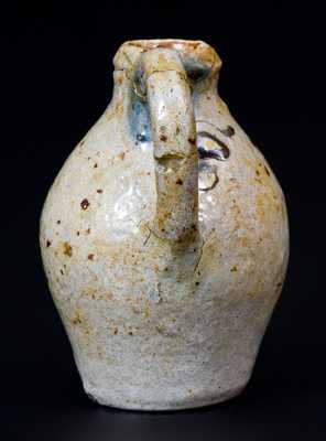 Fine Miniature Stoneware Jug w/ Incised Anchor Decoration, early 19th century