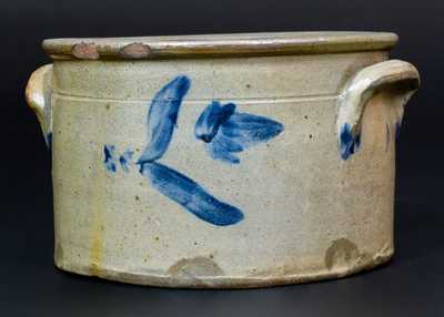 Stoneware Cake Crock att. Philip Kabis, Shirleysburg, PA, circa 1870