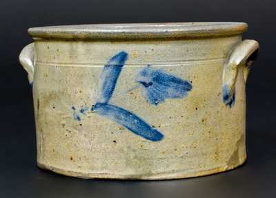 Stoneware Cake Crock att. Philip Kabis, Shirleysburg, PA, circa 1870