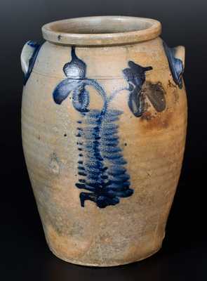 Rare MYERS & BOKEE (Baltimore) Stoneware Jar, circa 1835