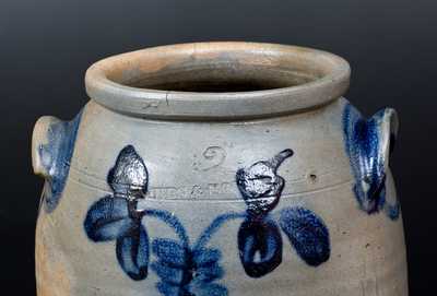 Rare MYERS & BOKEE (Baltimore) Stoneware Jar, circa 1835