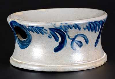 Stoneware Spittoon with Floral Decoration, Baltimore, circa 1840