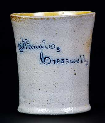 Fine Child's Presentation Mug attrib. Cowden, Harrisburg, PA, circa 1861