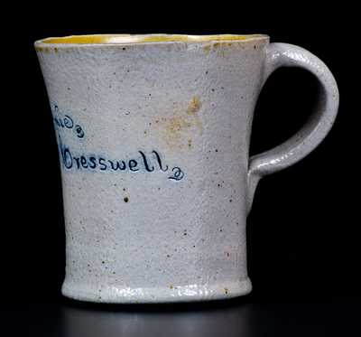 Fine Child s Presentation Mug attrib. Cowden, Harrisburg, PA, circa 1861