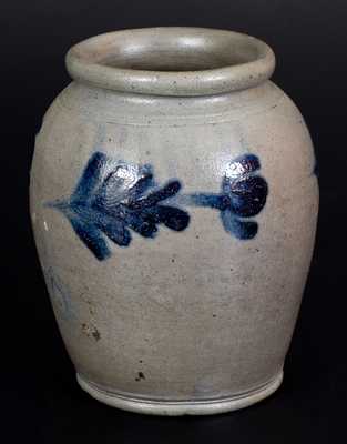 Small Ovoid Stoneware Jar att. Henry Remmey, Jr., Philadelphia, PA