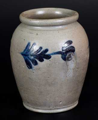 Small Ovoid Stoneware Jar att. Henry Remmey, Jr., Philadelphia, PA