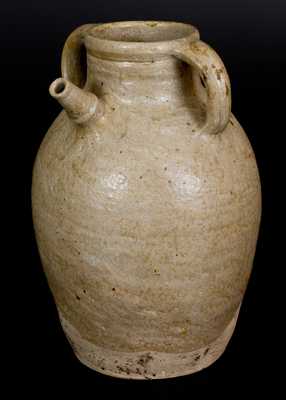 Very Unusual Alkaline-Glazed Stoneware Spouted Vessel, Southern Origin