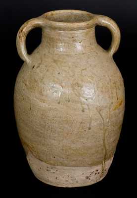 Very Unusual Alkaline-Glazed Stoneware Spouted Vessel, Southern Origin