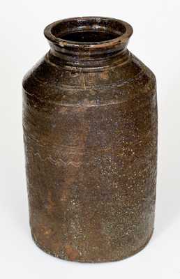 1 1/2 Gal. Alkaline-Glazed Southern Stoneware Pottery Jar