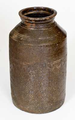 1 1/2 Gal. Alkaline-Glazed Southern Stoneware Pottery Jar