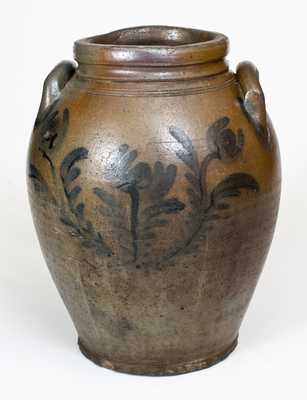 Stoneware Jar with Floral Decoration, Huntingdon County, PA
