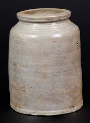 Small S. AMBOY / N. JERSY Stoneware Jar att. Warne & Letts, South Amboy, NJ