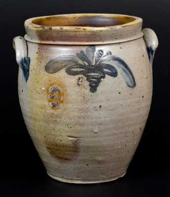 Stoneware Jar att. William Nichols, Poughkeepsie, NY, circa 1823