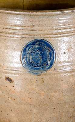 Rare attrib. Xerxes Price (New Jersey) Stoneware Man-in-the-Moon Jar