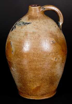 Stoneware Jug with Incised Decoration, att. Swan & States, Stonington, CT, c1820