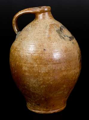 COMMERAWS / STONEWARE / N.YORK Stoneware Jug, Manhattan, circa 1810