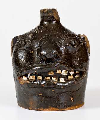 Southern Stoneware Face Jug, early 20th century