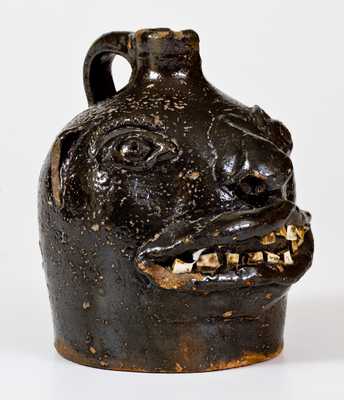 Southern Stoneware Face Jug, early 20th century