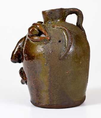 Stoneware Face Jug, possibly Brown Pottery, Arden, North Carolina