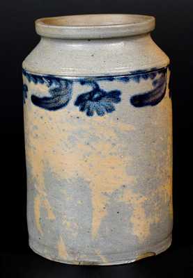 1 Gal. Philadelphia, PA Stoneware Jar with Floral Decoration