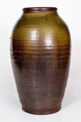 Narrow Stoneware Jar, possibly Craven Pottery, Henderson County, TN
