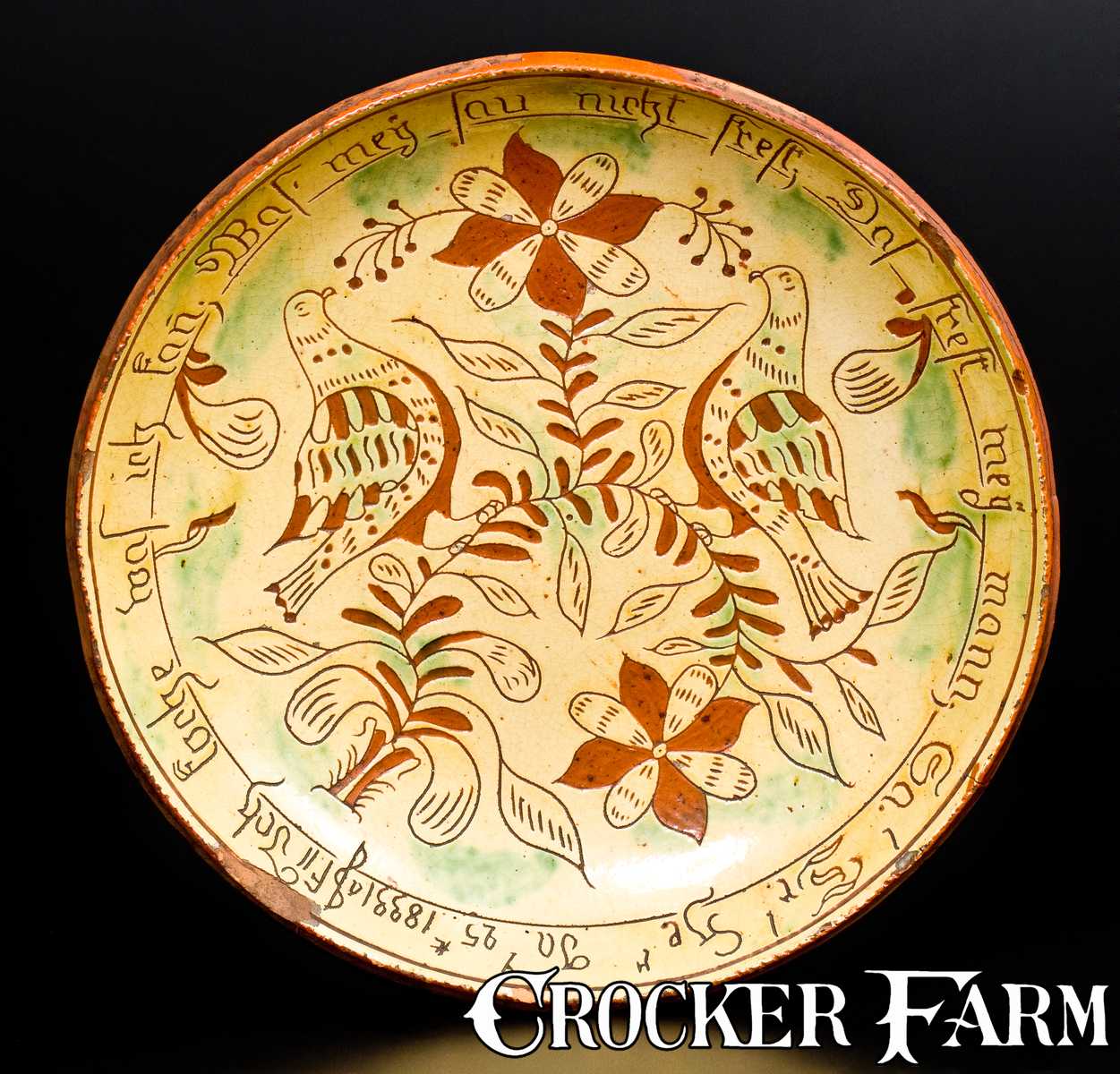 Pennsylvania Redware Highlights - Crocker Farm Stoneware Auction