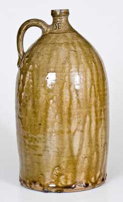 Rare 1 Gal. JB (John Barnes, Randolph Co., Alabama) Stoneware Jug