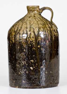 Rare 1/2 Gal. JY (James Yaughn, Crawford County, Georgia) Stoneware Jug