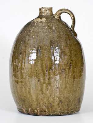 Unusual FLB (Franklin L. Becham, Crawford County, GA) Jug w/ Incised Maker's Initials