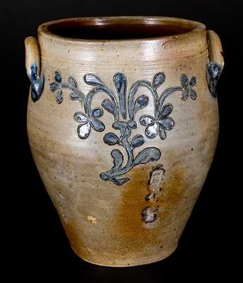 ARMSTRONG & WENTWORTH / NORWICH Stoneware Jar with Fine Incised Decoration