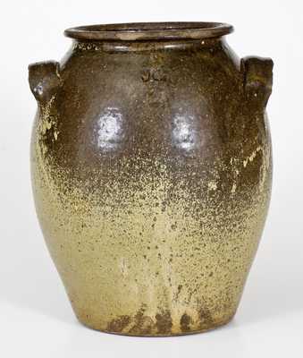 2 Gal. JG Stoneware Jar, John Goodman, Lincoln County, NC, circa 1880