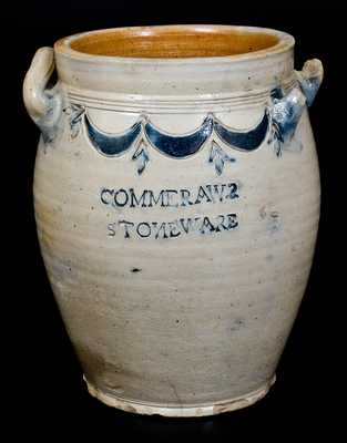 Fine COMMERAWS / STONEWARE / CORLEARS / HOOK / N. YORK Jar