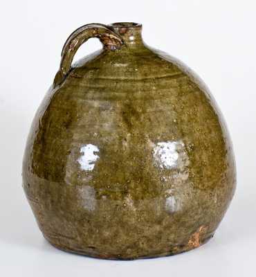 Exceptional WB (Washington Becham, Crawford County, GA) Stoneware Jug