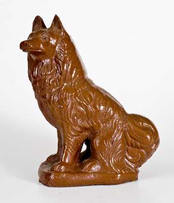 Scarce SUPERIOR CLAY CO. / UHRICHSVILLE, OH Sewertile Dog Figure