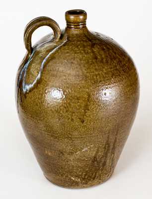 Very Fine 6 Gal. Daniel Seagle, Vale, Lincoln County, NC Stoneware Jug