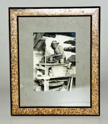 Unusual Original Stoneware Photograph Depicting Jacob Medinger, Montgomery County, PA