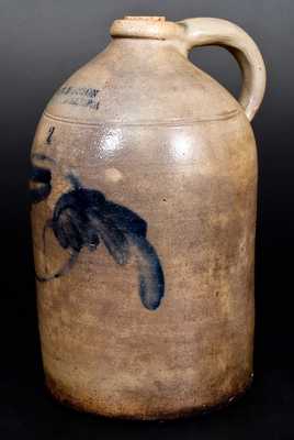 Scarce W.W. WESTON / HONESDALE, PA Stoneware Jug