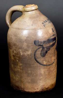 Scarce W.W. WESTON / HONESDALE, PA Stoneware Jug