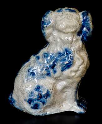 Fine Small-Sized Stoneware Spaniel Figure, probably Ohio